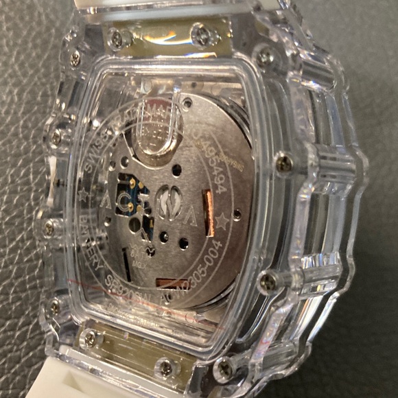 Activa Men's Watch w/ Skeleton Dial - 44.3mm, White (ACW2305-004) - Picture 6 of 7